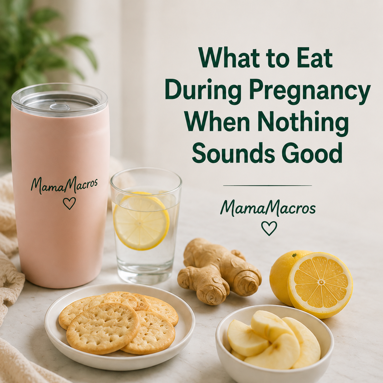 Simple pregnancy-friendly snack plate with toast fruit yogurt and water