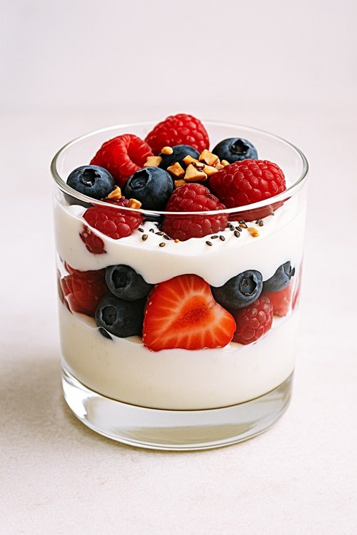 greek yogurt strawberry parfait