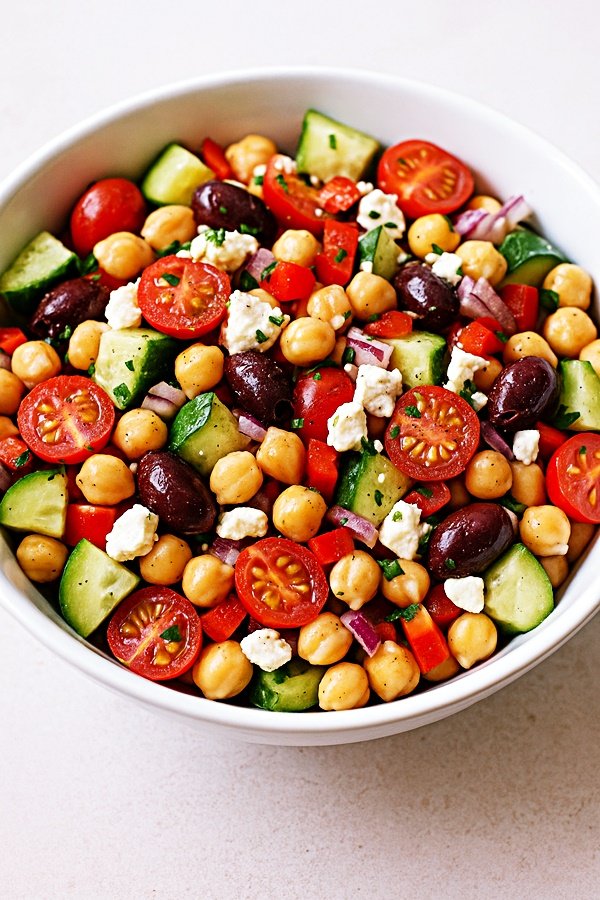 mediterranean chickpea salad