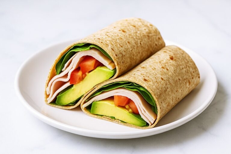 turkey & avocado wrap