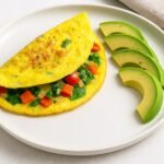 veggie omelet with avocado recipe