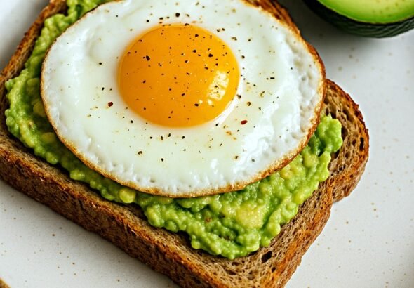 whole grain avocado toast with egg recipe