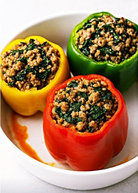 low sodium stuffed peppers