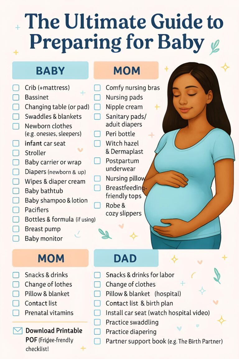 preparing for baby